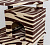 Эверест Зебра коричневый, мех Картинка 4